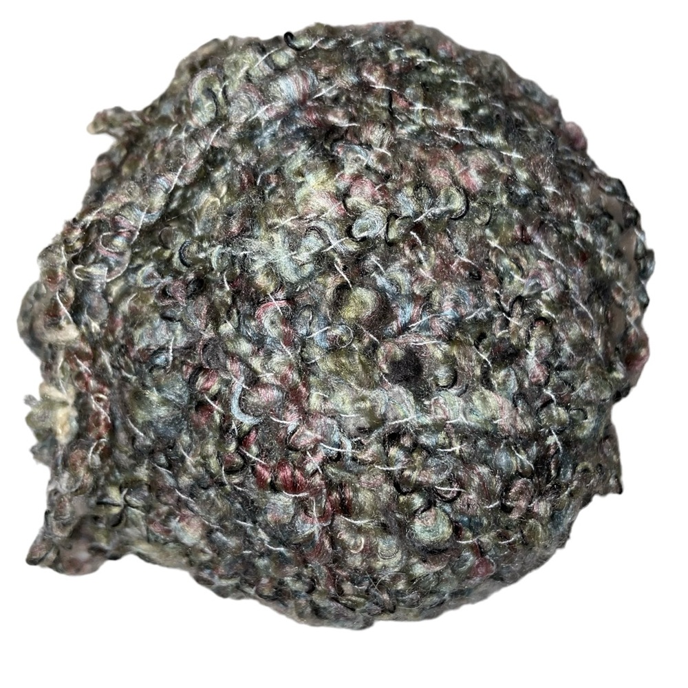 Ironstone Rustic Tweed Super Bulky Wool Blend Textured Yarn Sky Blue Green
